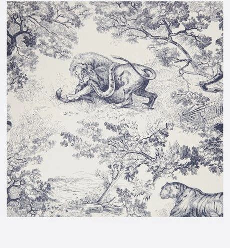 gris dior toile de jouy|Dior toile de jouy pattern.